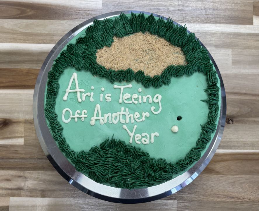 Golf Theme Cake
